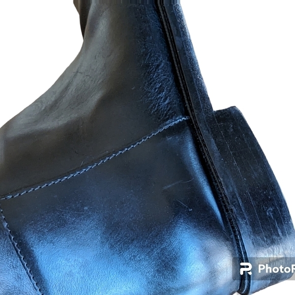 Michael Kors black brown riding boots sz 8.5 - Picture 13 of 14